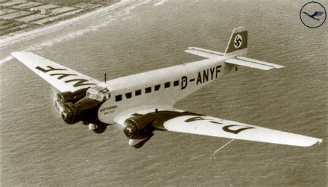 Asisbiz Lufthansa Junkers Ju 52 3m Civil D Anyf Wnr 4071 Named Erich