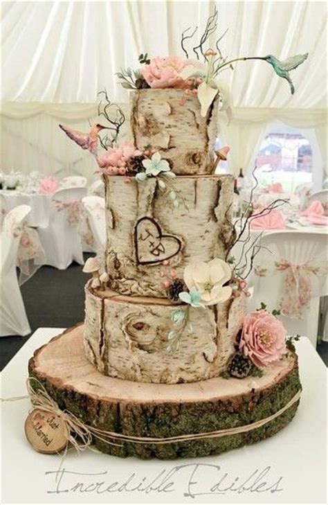20 Rustic Tree Stumps Wedding Cakes for Your Country Wedding - Page 2