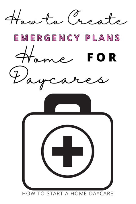 Medical emergency plan for home daycares example emergency plan – Artofit