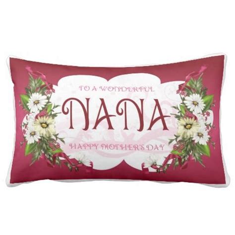 Nana Mothers Day Pillow Zazzle Holiday Throw Pillow Pillows