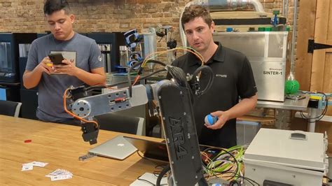 Ar4 Robotic Arm From Annin Robotics Uwf Maker Fair Youtube