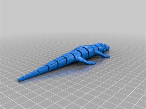 Free Stl File Articulated Crocodiles 🐊・3d Printable Model To Download・cults