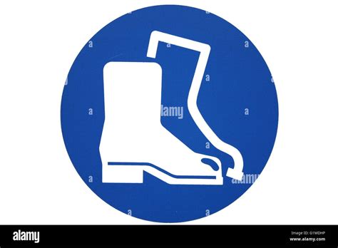Wear Safety Shoes Required Boot Symbol Sticker Label Ppe Atelier Yuwa