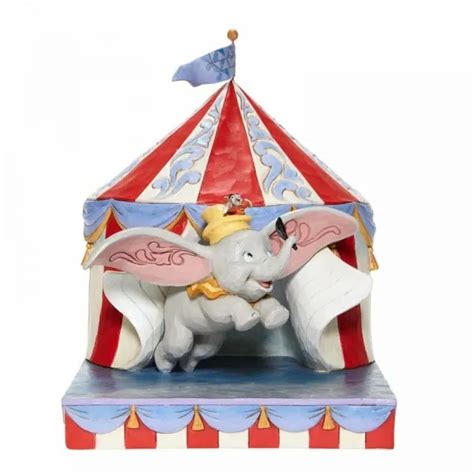 Disney Traditions Over The Big Top Dumbo Circus Tent 6008064 Figurine