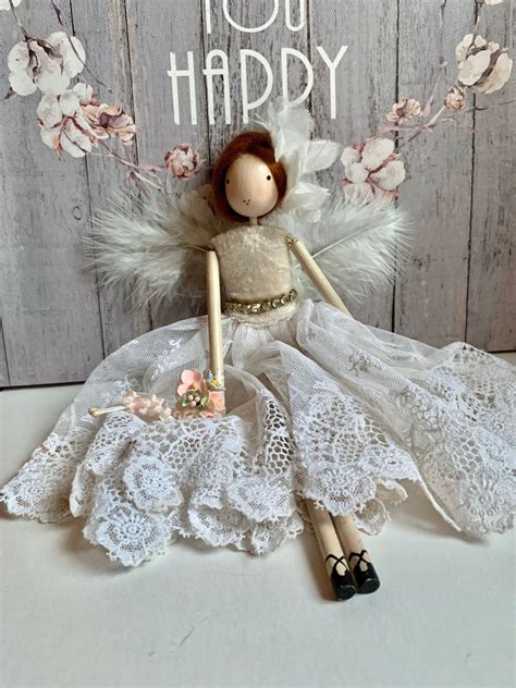 Handmade Vintage Fairy Dollchristmas Fairyheirloom Doll Etsy Uk