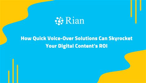voice over services your secret weapon for roi growth