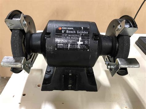 Well you're in luck, because here they come. MachineryMax.Com - Black and Decker "6 Inch" Bench Grinder