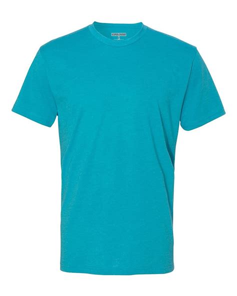 Mens Premium Slim Fit Crewneck T Shirt Bondi Blue C512o350uydmen