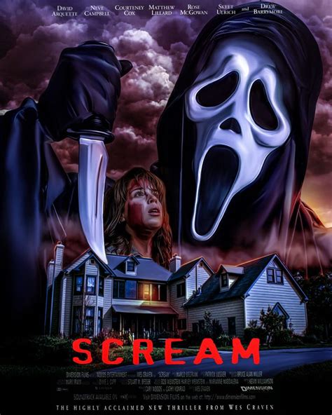 Scream 1996 1500 X 1875 Horror Movie Posters Horror Posters