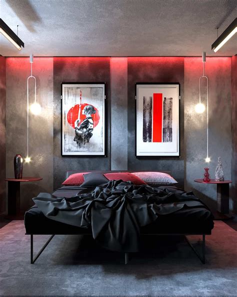 Dark Rooms Are Trending Heres How To Achieve The Perfect Tranquil Space Red Interior Design