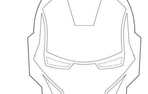 iron man mask template printable cakepinscom foods