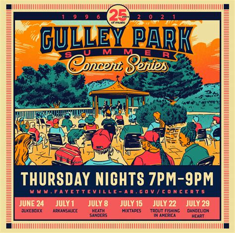 Gulley Park Concert Series To Return Celebrate 25th Anniversary This
