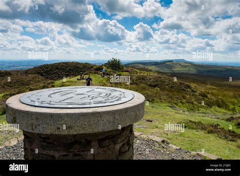 The Viewpoint Indicator Toposcope On The Summit Of Brown Clee Hill