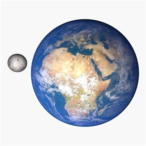 20k Earth With Moon 3d Model Animated Cgtrader