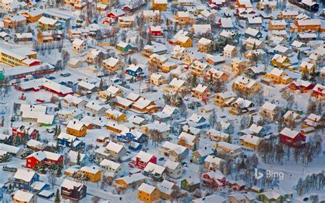 Norway Colorful Houses In Tromso 2017 Bing Desktop Wallpaper Preview