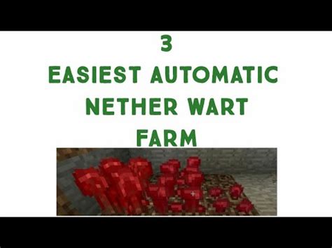Netherwarts do not need light, but with the plugin that has been added you do need light. Building 3 Easiest/Automatic Nether Wart Farm in Minecraft ...