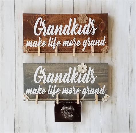 Grandkids Make Life Grand Grandparent T For Christmas Etsy