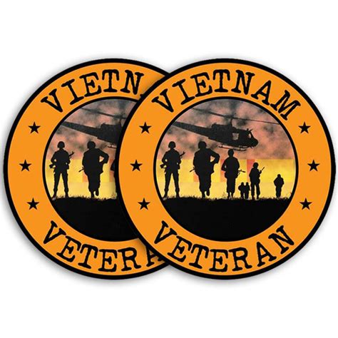 Vietnam Veteran Ribbon Decal Sticker