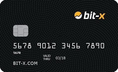 It comes with several optional. Bit-X Debit Cards Allows Users to Pay with Their Crypto ...