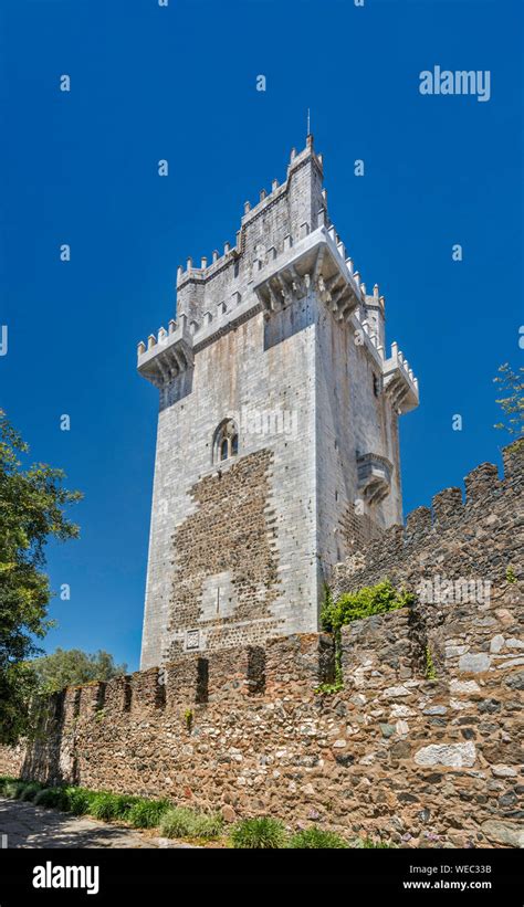 Torre De Menagem Manueline Style Tower And Ramparts At Castelo De Beja Th Century Castle In