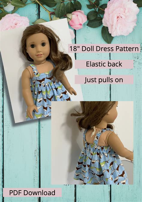 Doll Clothes Patterns By Valspierssews Start With A Summer Dress For