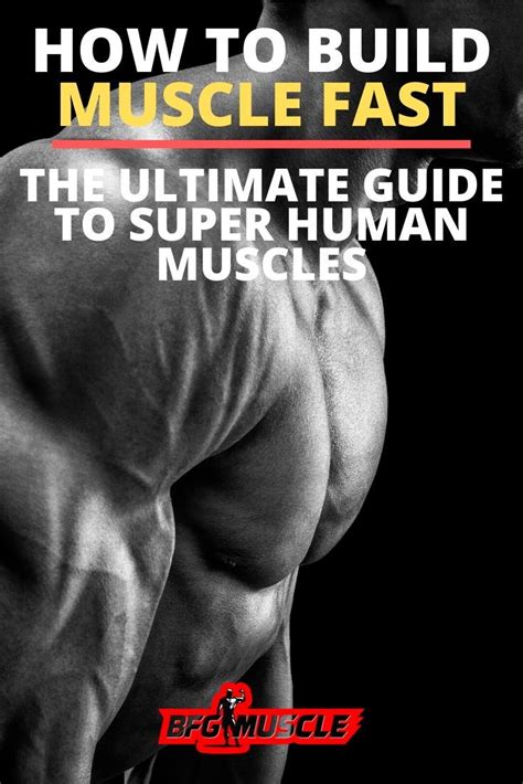 How To Build Muscle Fast The Ultimate Guide To Super Hero Muscles