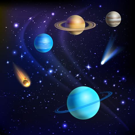 Space Background Illustration 427245 Vector Art at Vecteezy