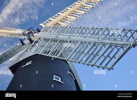 Sailssweeps Of A Victorian Windmill Top Part Of Shirley Windmill