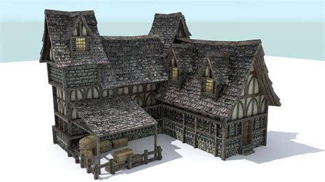 Medieval House 3d Model