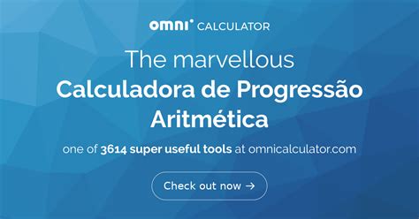 Calculadora De Progressão Aritmética