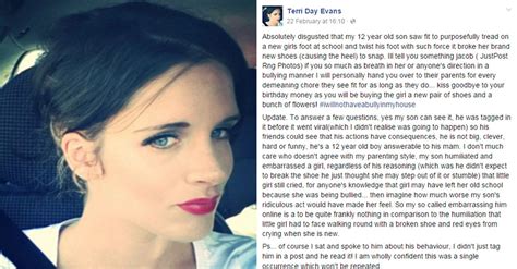Mom Calls Out Son On Social Media After Witnessing Him Bully A Girl At