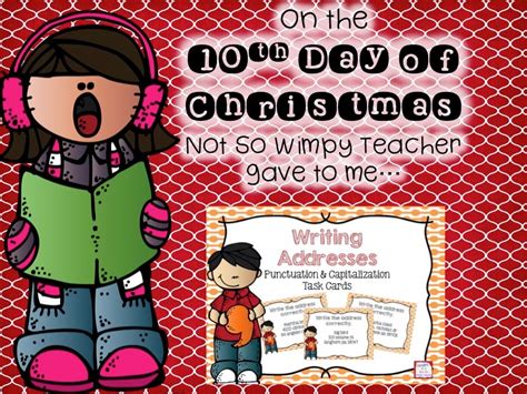 Diary Of A Not So Wimpy Teacher On The Tenth Day Of Christmas
