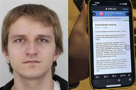 Prague Shooter Identity Revealed Who Was David Kozak Wiki