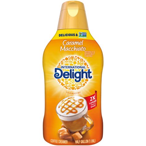 international delight caramel macchiato coffee creamer half gallon