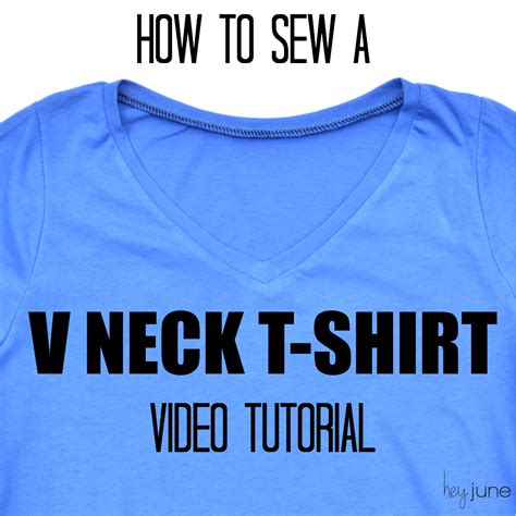 If you prefer photos make sure you check. Video Tutorial: How to sew a V-neck band - Hey June Handmade
