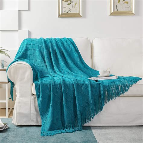 Modernly Basic Inc Knitted Throw Blanket 50 X 60 Inch Warm And Cozy