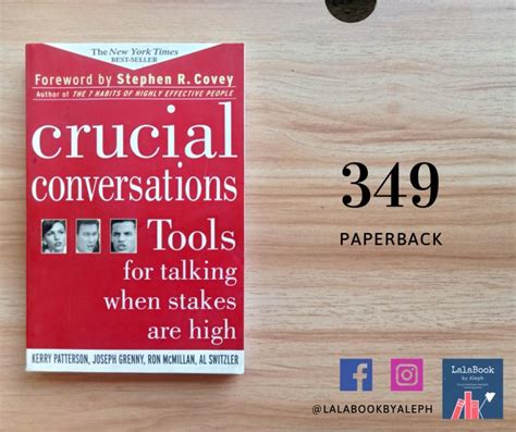 Crucial Conversation By Patterson Etal Self Help Hobbies And Toys
