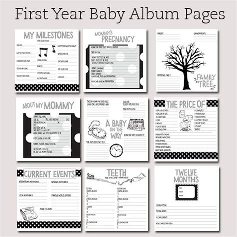Album, baby, baby book, baby s growth, development, growth chart, health. Template For Baby Book - printable schedule template