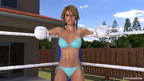 Boxing Bikini In Garden Hot Sex Picture