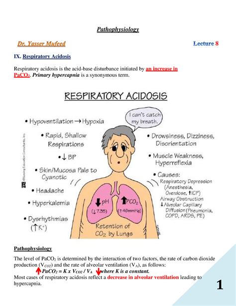 Ix Respiratory Acidosis Pathophysiology 8 Ix Respiratory Acidosis Respiratory Acidosis Is