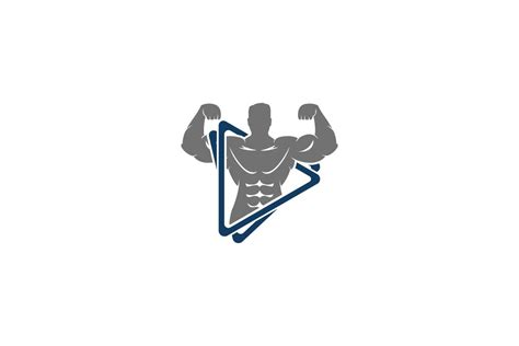 Men Fitness Gym Workout Logo Graphic By Billah200masum · Creative Fabrica