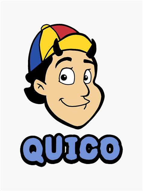 Quico El Chavo Del Ocho Animado Headshot Sticker Sticker For Sale By
