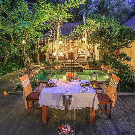 The Ubud Village Resort And Spa On Instagram “ Experiencing Romantic Dinner At My Private Villa