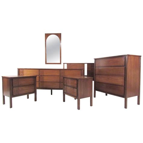 For sure, you will not miss. Stylish Mid-Century Modern Seven-Piece Bedroom Set For ...