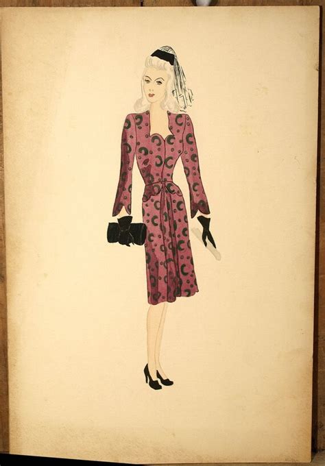 1940s Fashion Design Sketches Amazing Fun And Beautiful