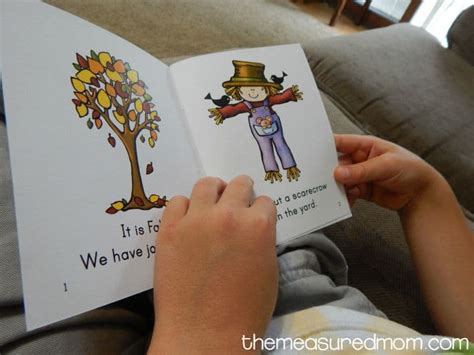 Free Fall Sight Word Books The Measured Mom