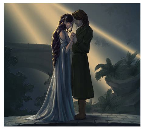 [oc] I Drew Aragorn And Arwen R Lotr