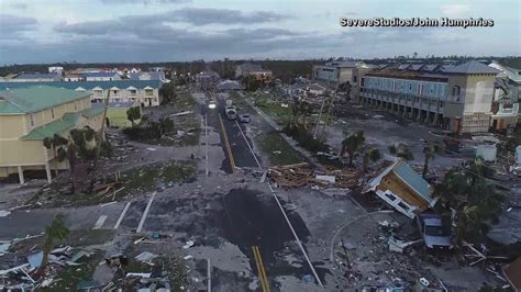 Drone Video Mexico Beach Completely Destroyed After Hurricane Michael