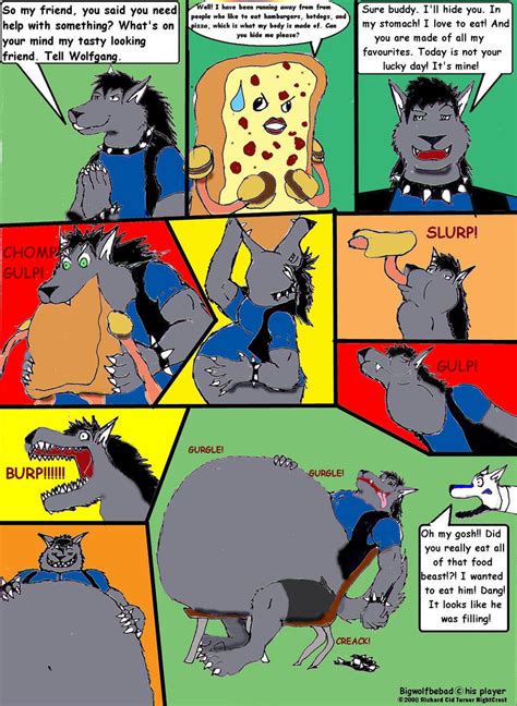Bigwolfbebads Vore By Nightcrestcomics On Deviantart