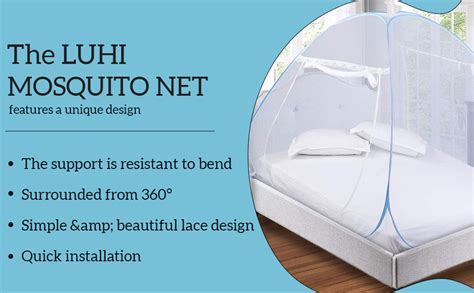 Hopz Mosquito Net Double Bed Nets For King Size Foldable Mosquitoes Net